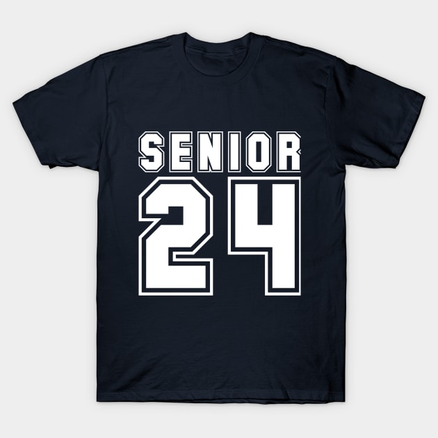 Senior 2024 Graduation T-Shirt by PeppermintClover